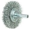 Weiler Wolverine 2" Crimped Wire Wheel, .012" Steel Fill, 1/4" Stem 36209